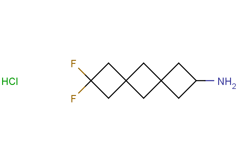 8,8-difluorodispiro[3.1.3^{6}.1^{4}]decan-2-amine hydrochloride