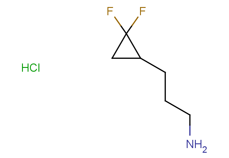3-(2,2-difluorocyclopropyl)propan-1-amine hydrochloride