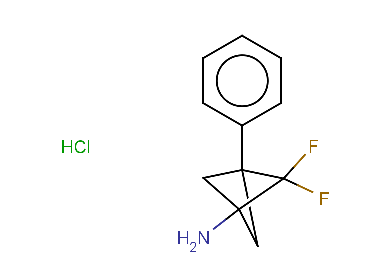2,2-difluoro-3-phenylbicyclo[1.1.1]pentan-1-amine hydrochloride
