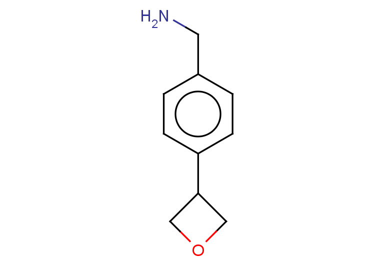 1-[4-(oxetan-3-yl)phenyl]methanamine