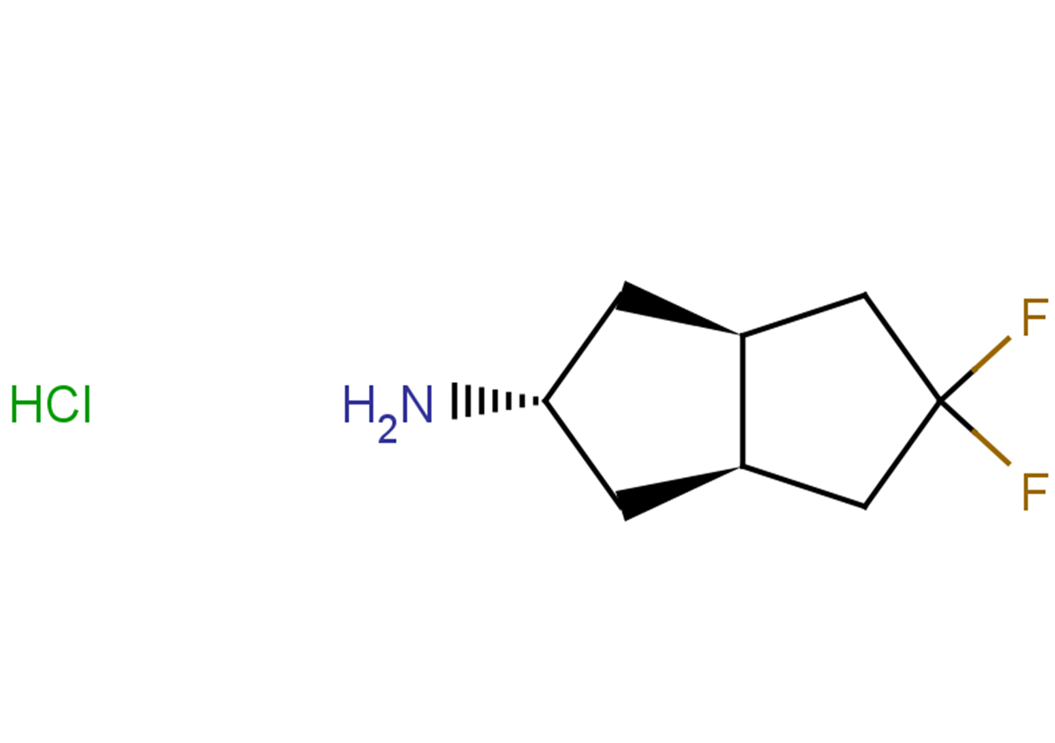 (2S,3aR,6aS)-5,5-difluoro-octahydropentalen-2-amine hydrochloride