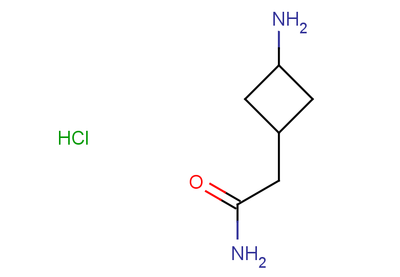 2-(3-aminocyclobutyl)acetamide hydrochloride, Mixture of diastereomers