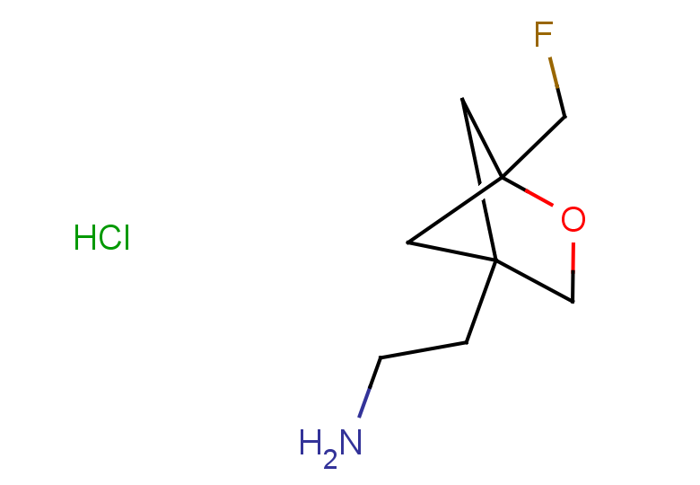 2-[1-(fluoromethyl)-2-oxabicyclo[2.1.1]hexan-4-yl]ethan-1-amine hydrochloride