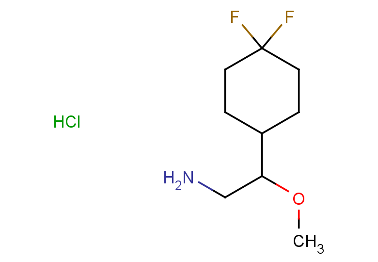 2-(4,4-difluorocyclohexyl)-2-methoxyethan-1-amine hydrochloride