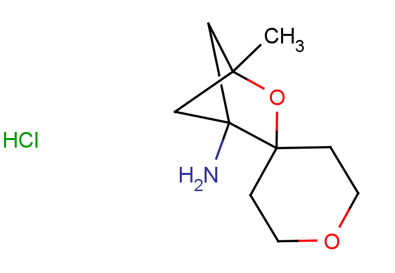 4-methyl-3-oxaspiro[bicyclo[2.1.1]hexane-2,4'-oxane]-1-amine hydrochloride