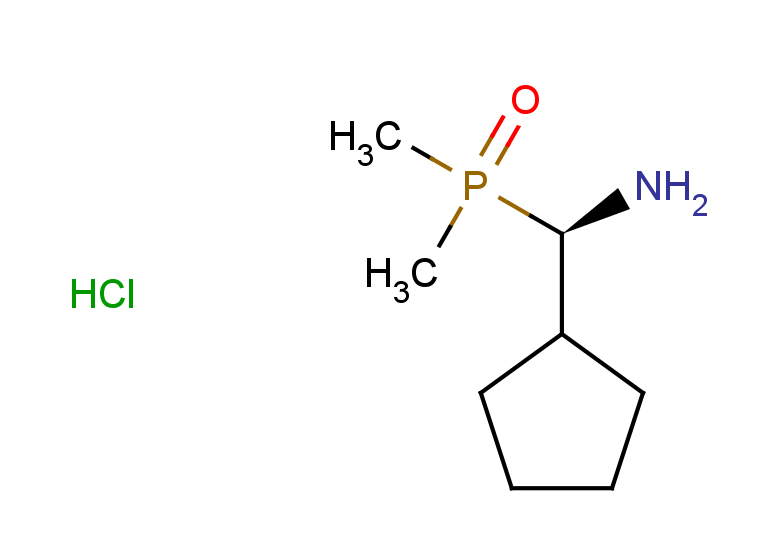 (1R)-1-cyclopentyl-1-(dimethylphosphoryl)methanamine hydrochloride