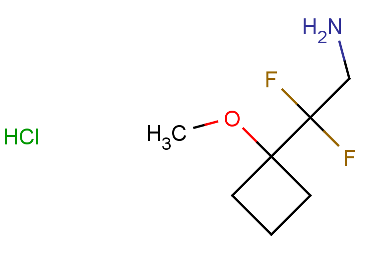 2,2-difluoro-2-(1-methoxycyclobutyl)ethan-1-amine hydrochloride