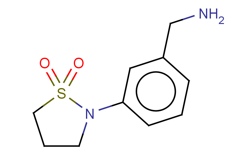 2-[3-(aminomethyl)phenyl]-1,2-thiazolidine-1,1-dione