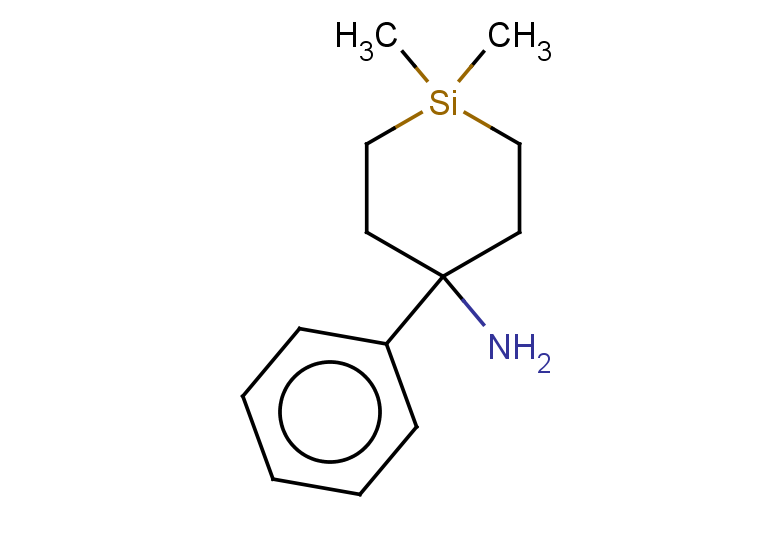 1,1-dimethyl-4-phenylsilinan-4-amine