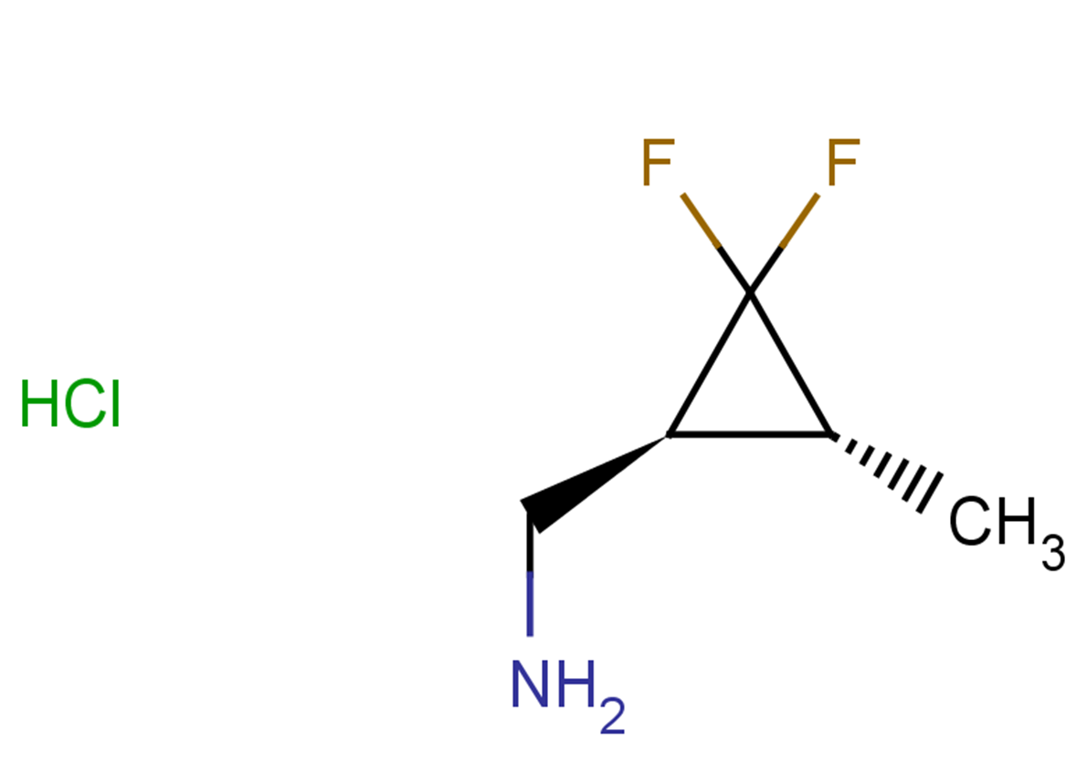 rac-[(1R,3S)-2,2-difluoro-3-methylcyclopropyl]methanamine hydrochloride, trans