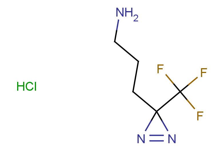 3-[3-(trifluoromethyl)-3H-diazirin-3-yl]propan-1-amine hydrochloride