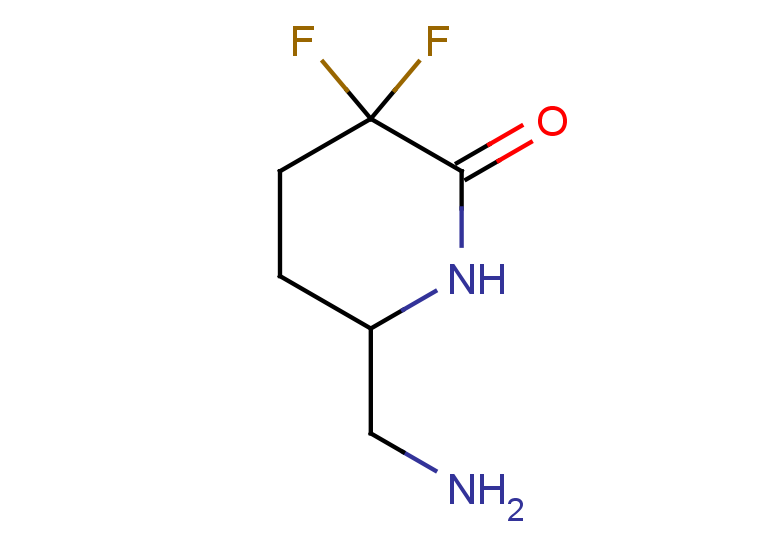 6-(aminomethyl)-3,3-difluoropiperidin-2-one