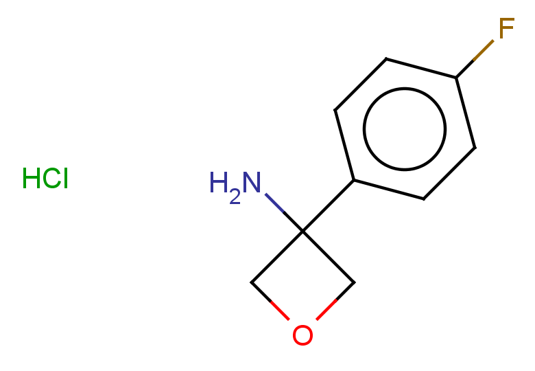 3-(4-fluorophenyl)oxetan-3-amine hydrochloride