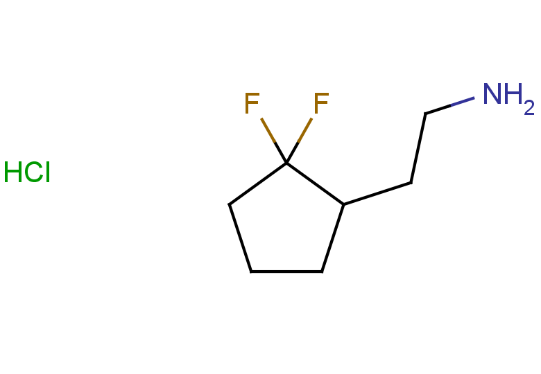 2-(2,2-difluorocyclopentyl)ethan-1-amine hydrochloride