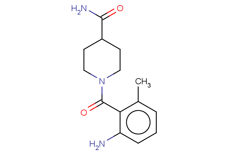 1-(2-amino-6-methylbenzoyl)piperidine-4-carboxamide