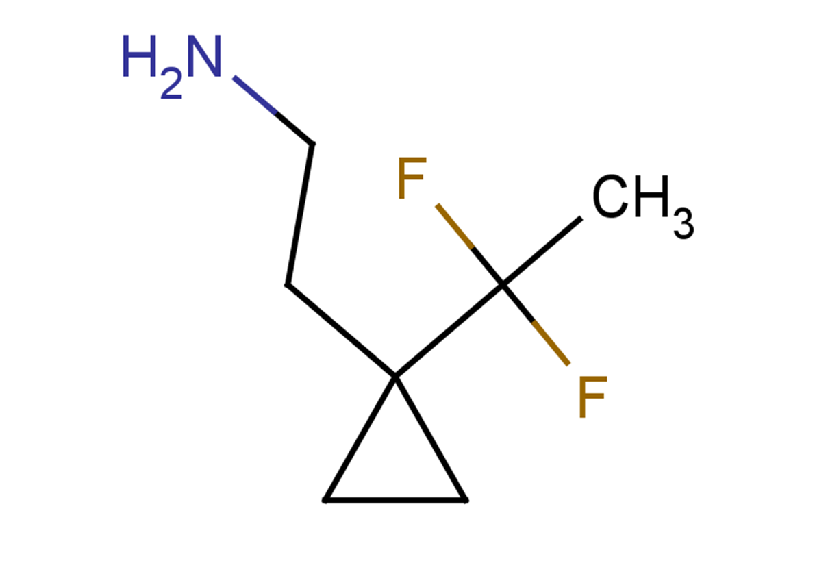 2-[1-(1,1-difluoroethyl)cyclopropyl]ethan-1-amine