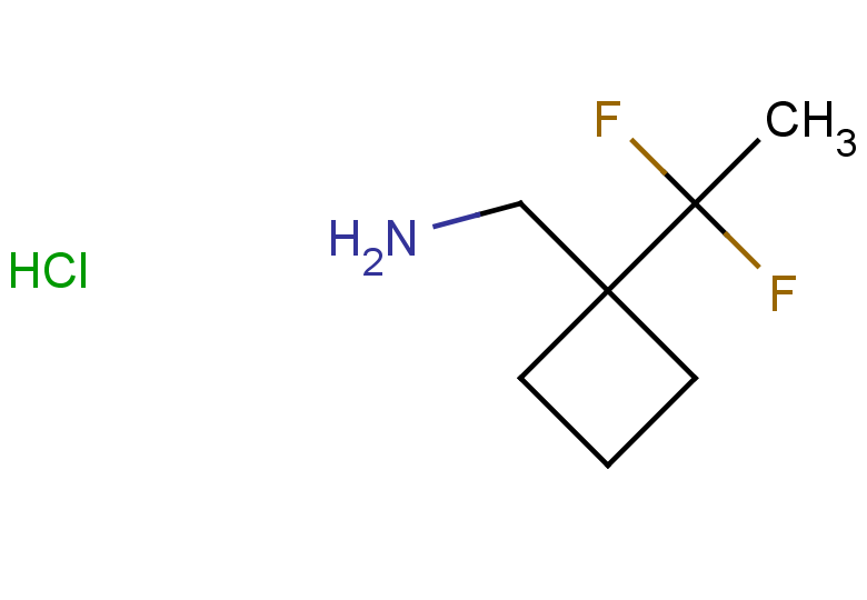 1-[1-(1,1-difluoroethyl)cyclobutyl]methanamine hydrochloride