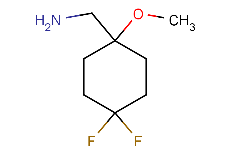 (4,4-difluoro-1-methoxycyclohexyl)methanamine
