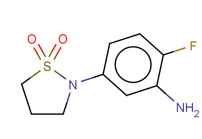 2-(3-amino-4-fluorophenyl)-1,2-thiazolidine-1,1-dione