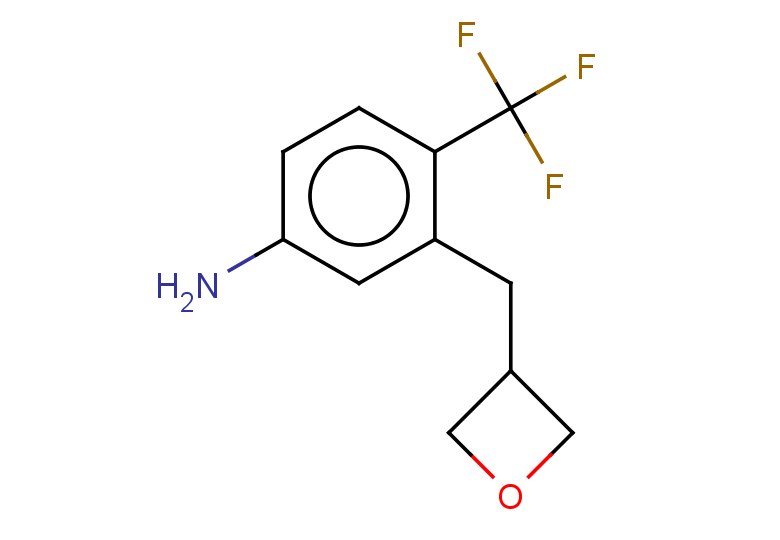 3-[(oxetan-3-yl)methyl]-4-(trifluoromethyl)aniline