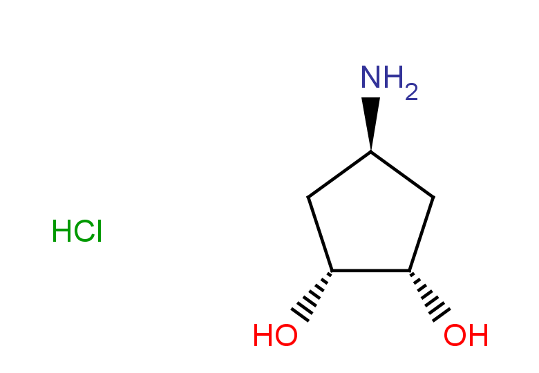 (1R,2S,4S)-4-aminocyclopentane-1,2-diol hydrochloride