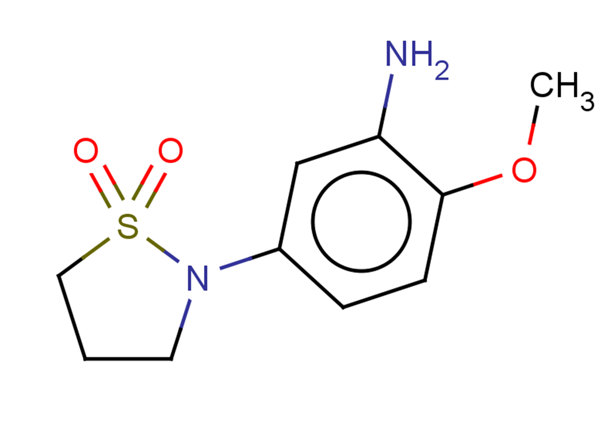 2-(3-amino-4-methoxyphenyl)-1lambda6,2-thiazolidine-1,1-dione