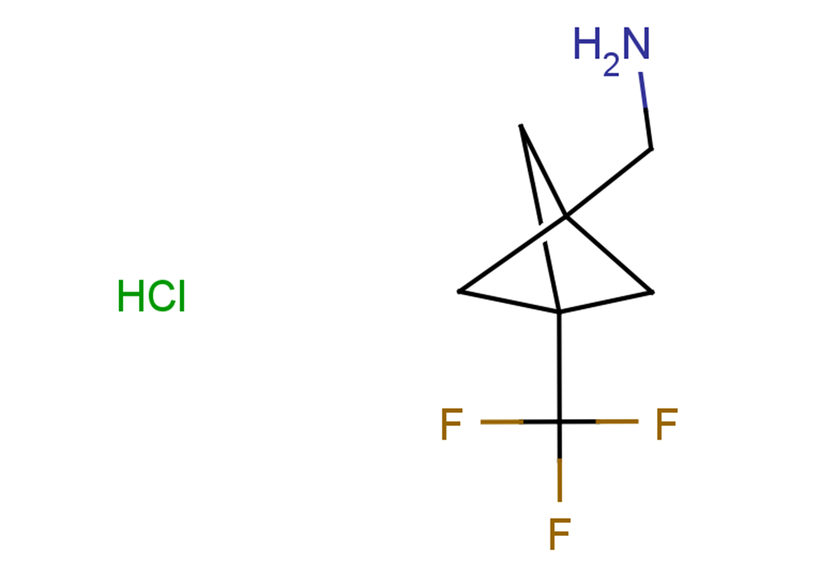 [3-(trifluoromethyl)bicyclo[1.1.1]pentan-1-yl]methanamine hydrochloride