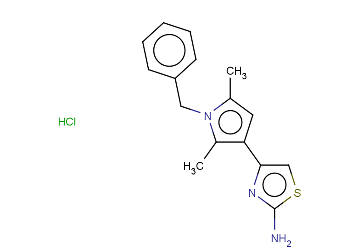 4-(1-benzyl-2,5-dimethyl-1H-pyrrol-3-yl)-1,3-thiazol-2-amine hydrochloride