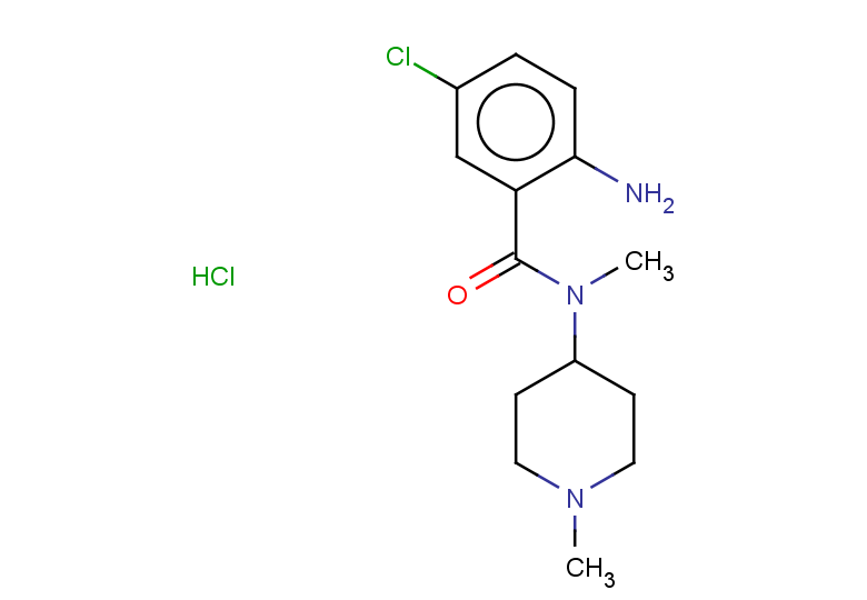 2-amino-5-chloro-N-methyl-N-(1-methylpiperidin-4-yl)benzamide hydrochloride