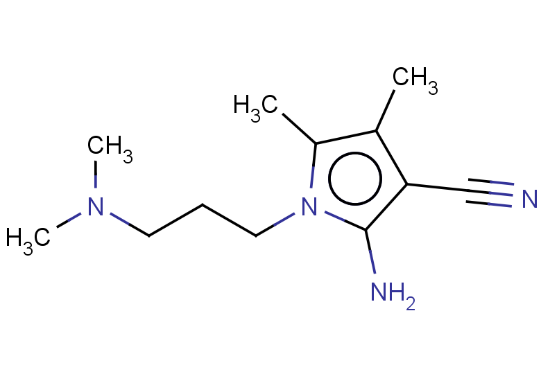 2-amino-1-[3-(dimethylamino)propyl]-4,5-dimethyl-1H-pyrrole-3-carbonitrile