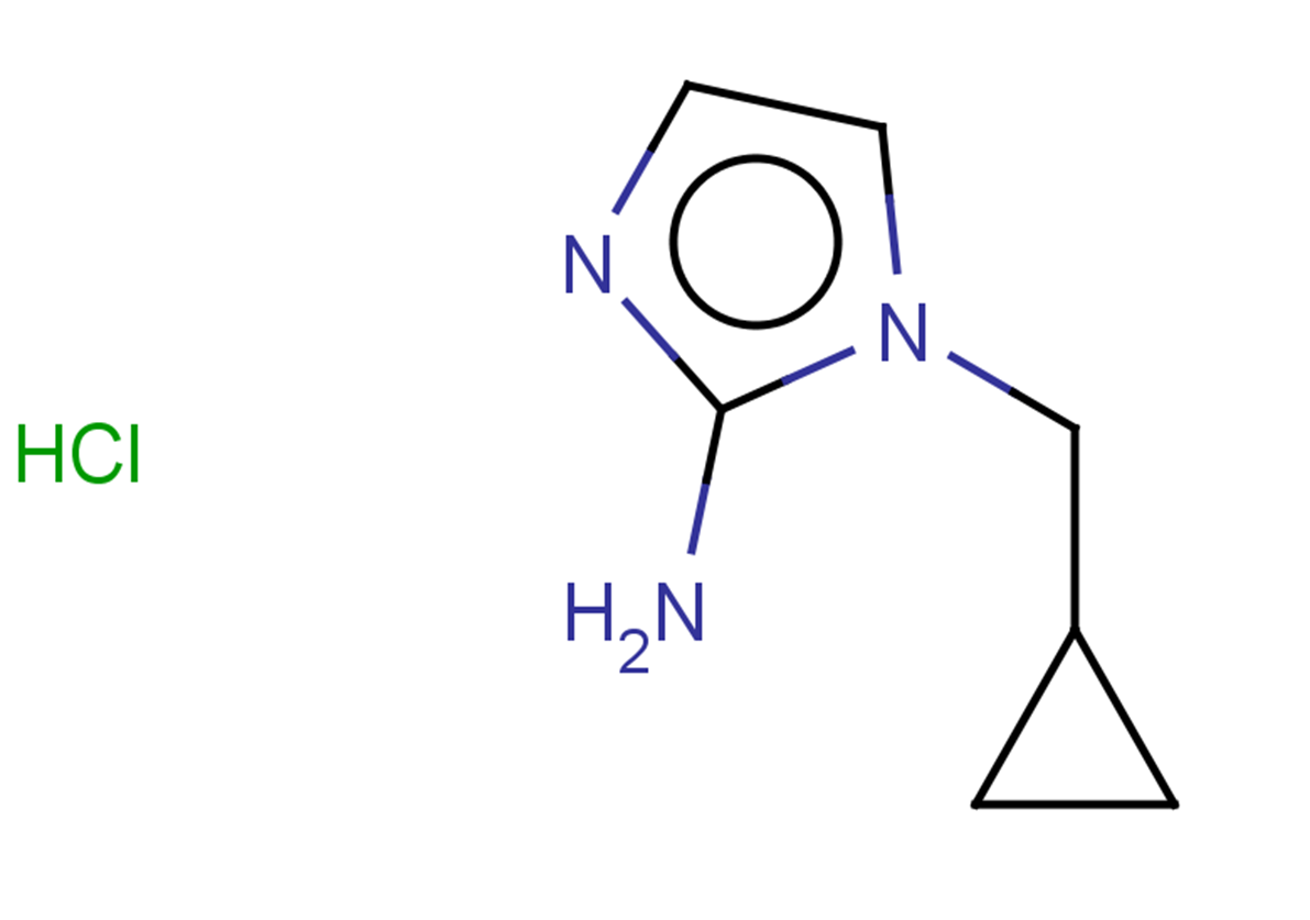 1-(cyclopropylmethyl)-1H-imidazol-2-amine hydrochloride