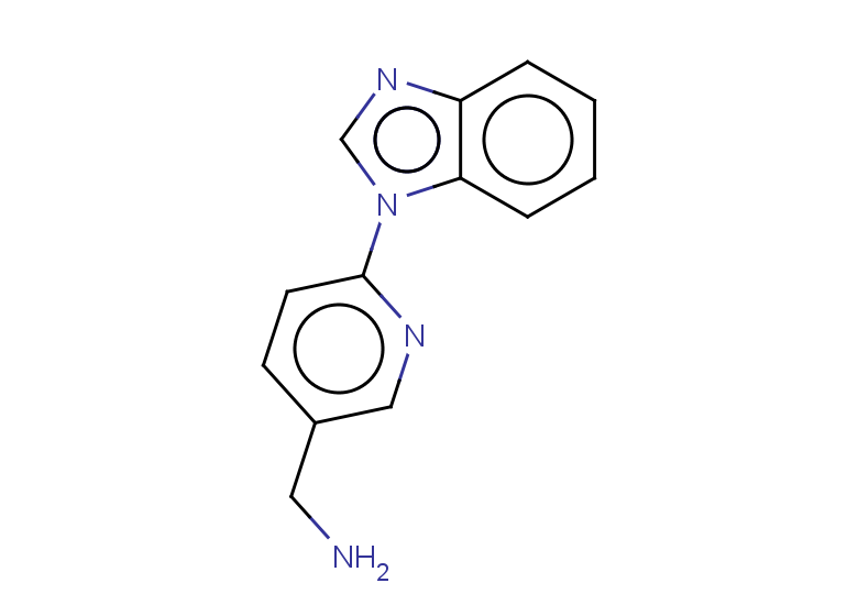 [6-(1H-1,3-benzodiazol-1-yl)pyridin-3-yl]methanamine