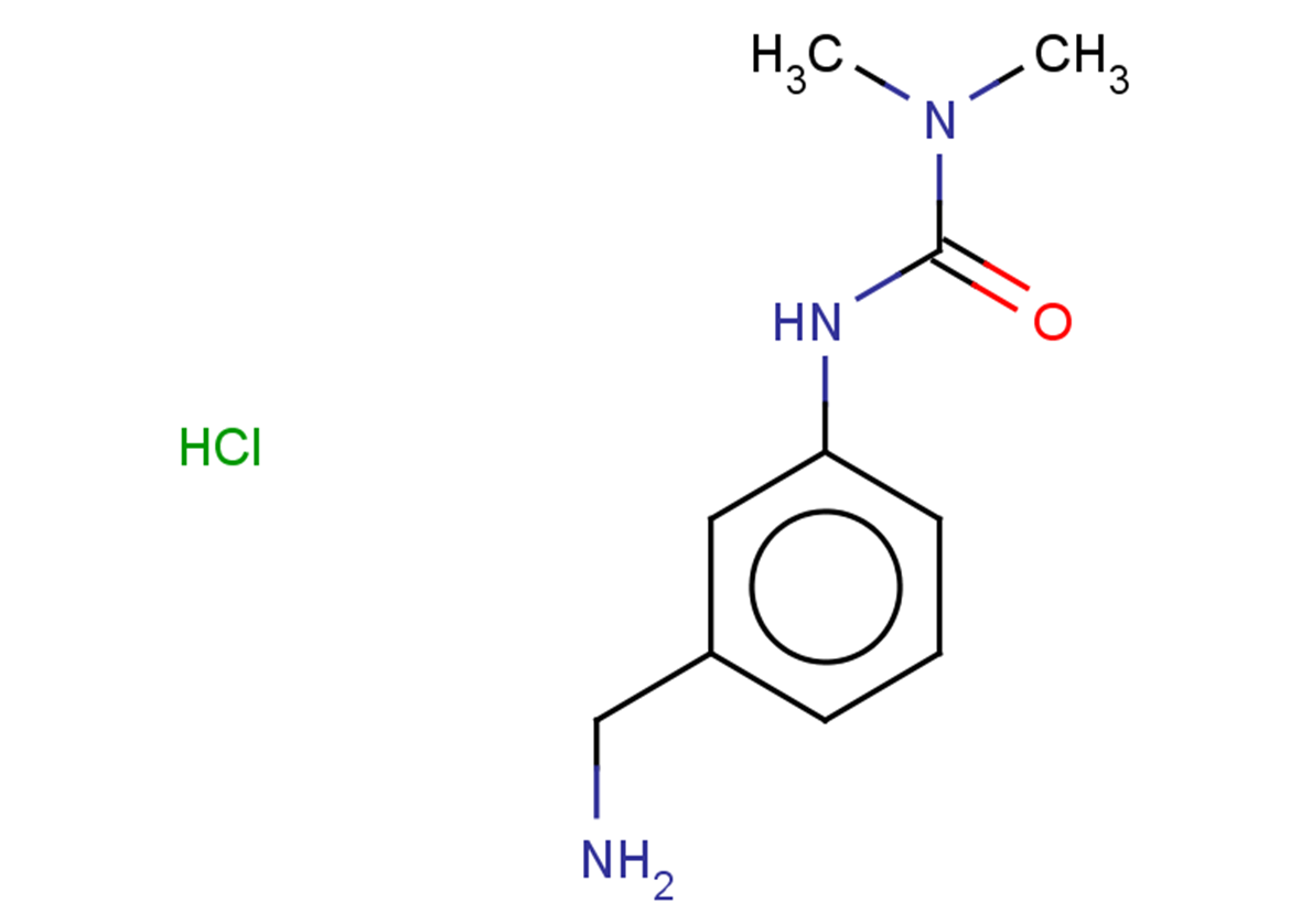 1-[3-(aminomethyl)phenyl]-3,3-dimethylurea hydrochloride