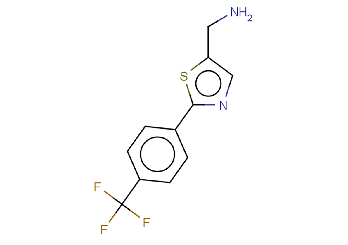 {2-[4-(trifluoromethyl)phenyl]-1,3-thiazol-5-yl}methanamine