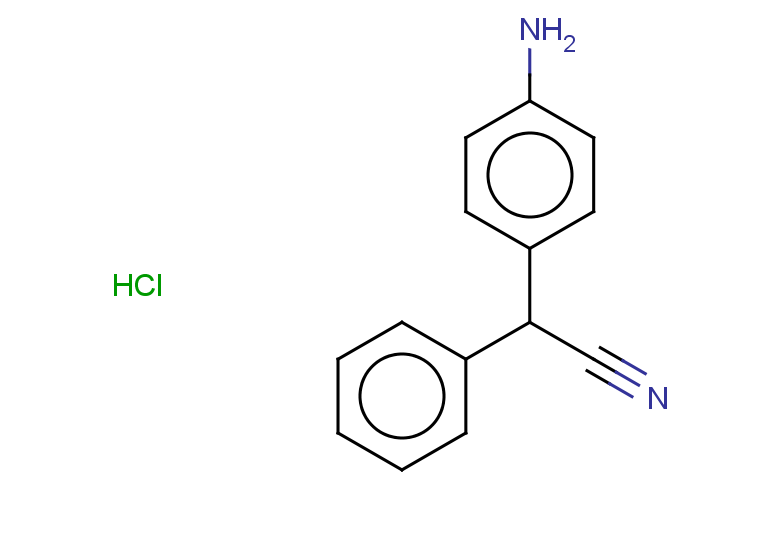 2-(4-aminophenyl)-2-phenylacetonitrile hydrochloride