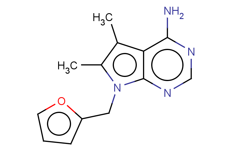 7-(furan-2-ylmethyl)-5,6-dimethyl-7H-pyrrolo[2,3-d]pyrimidin-4-amine