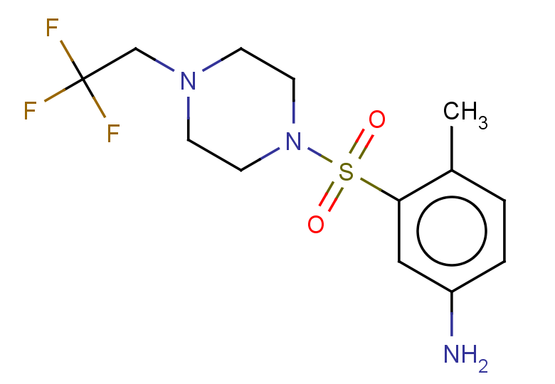 4-methyl-3-{[4-(2,2,2-trifluoroethyl)piperazin-1-yl]sulfonyl}aniline