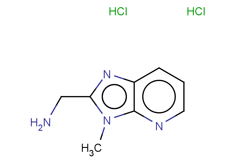 {3-methyl-3H-imidazo[4,5-b]pyridin-2-yl}methanamine dihydrochloride
