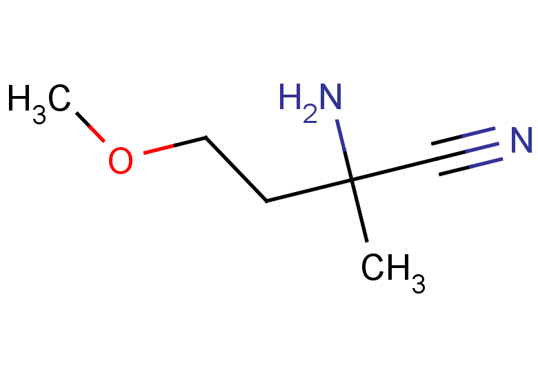 2-amino-4-methoxy-2-methylbutanenitrile
