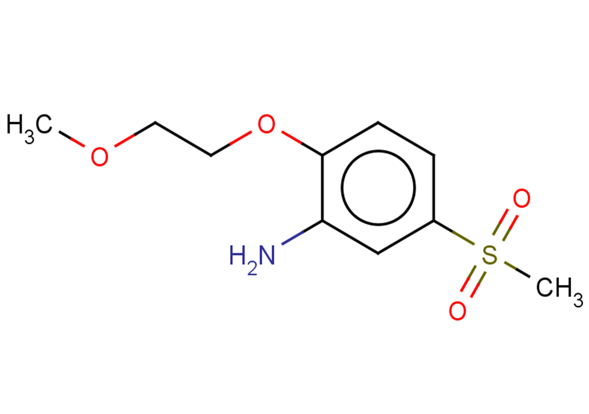5-methanesulfonyl-2-(2-methoxyethoxy)aniline