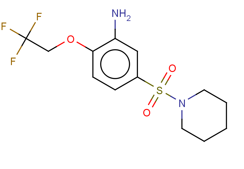 5-(piperidine-1-sulfonyl)-2-(2,2,2-trifluoroethoxy)aniline