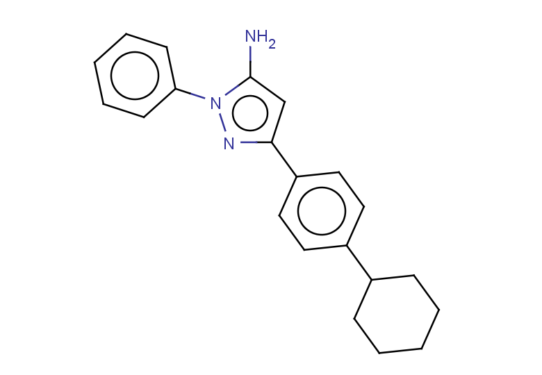 3-(4-cyclohexylphenyl)-1-phenyl-1H-pyrazol-5-amine