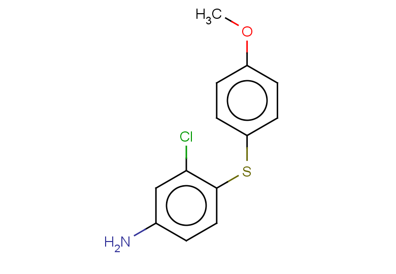 3-chloro-4-[(4-methoxyphenyl)sulfanyl]aniline