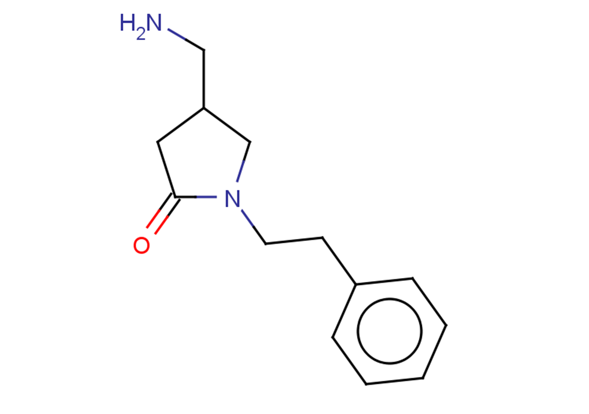 4-(aminomethyl)-1-(2-phenylethyl)pyrrolidin-2-one