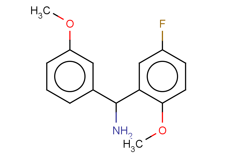 (5-fluoro-2-methoxyphenyl)(3-methoxyphenyl)methanamine