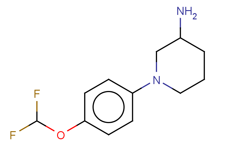 1-[4-(difluoromethoxy)phenyl]piperidin-3-amine