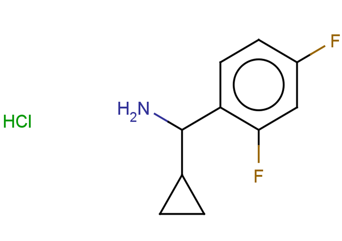 cyclopropyl(2,4-difluorophenyl)methanamine hydrochloride