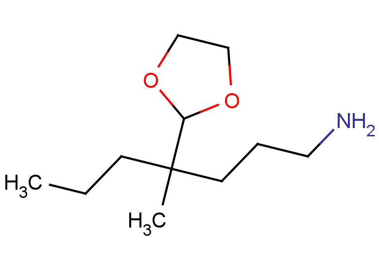 4-(1,3-dioxolan-2-yl)-4-methylheptan-1-amine