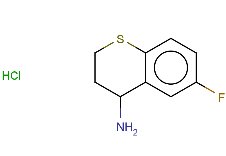 6-fluoro-3,4-dihydro-2H-1-benzothiopyran-4-amine hydrochloride