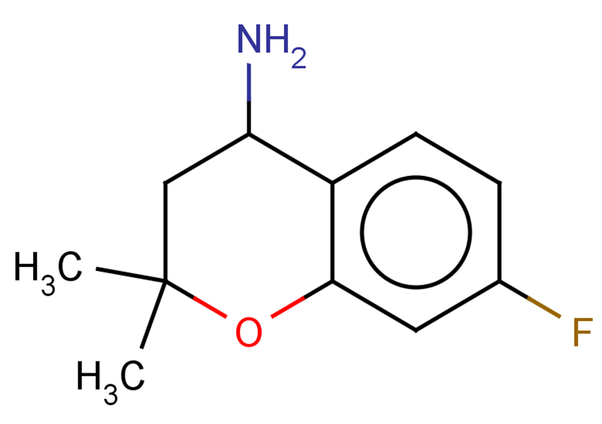 7-fluoro-2,2-dimethyl-3,4-dihydro-2H-1-benzopyran-4-amine
